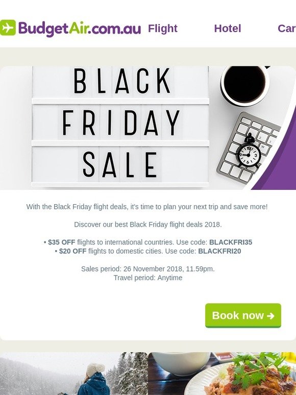 😎Black Friday | Flights from $82
