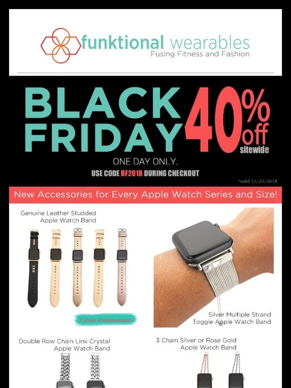 BLACK FRIDAY STARTS NOW! 40% off One Day Only