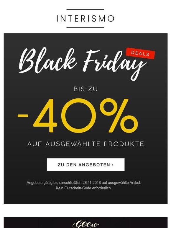 ⚡Black Friday Deals: Bis zu 40% sparen!⚡