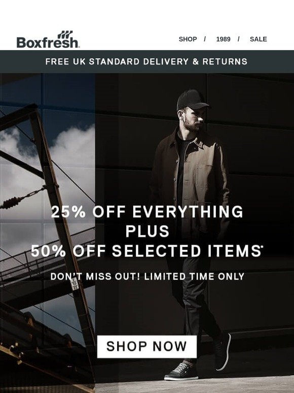 Up to 50% Off! Black Friday Weekend.