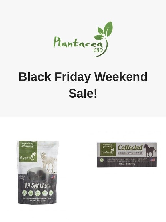 Black Friday Sales at Plantaceacbd.com