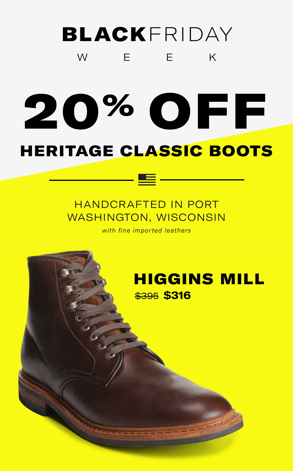 Black Friday Week: 20% off Classics Boots