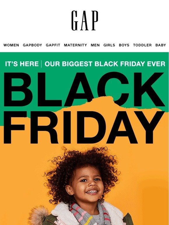baby gap black friday