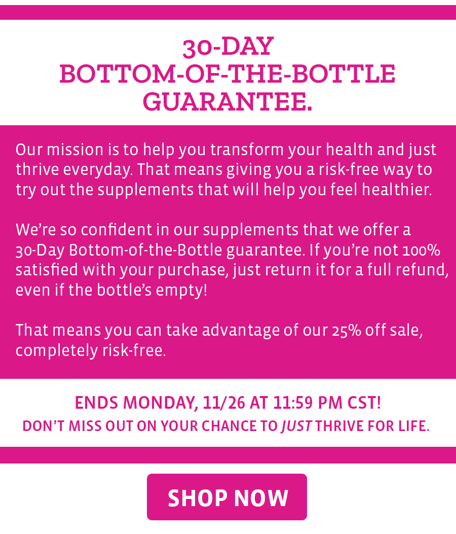 Just Thrive Probiotic ⏰ Rise & THRIVE! 25 OFF for Black Friday ) ⏰