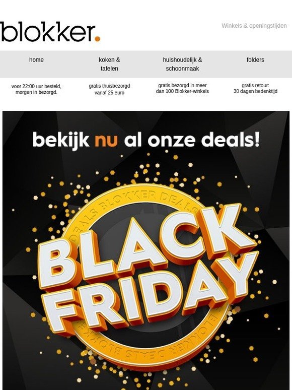 Black Friday: bekijk nu onze deals