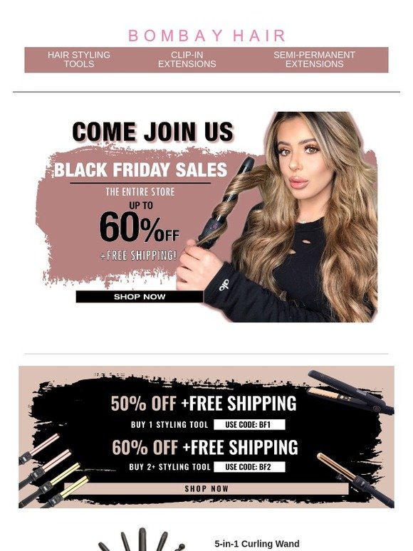 hair tools black friday