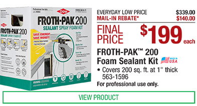 Froth-Pak™ 200 Foam Sealant Kit