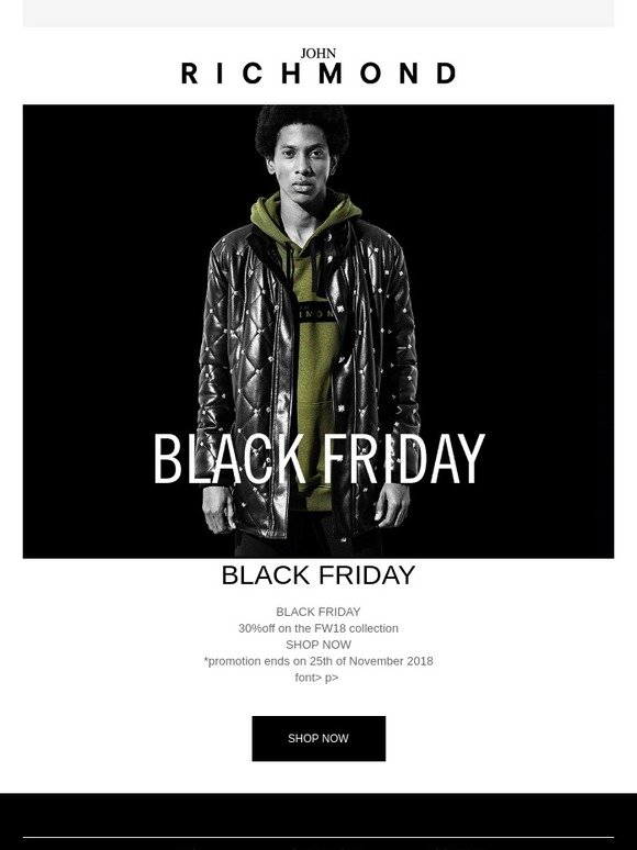 Black Friday 30% off