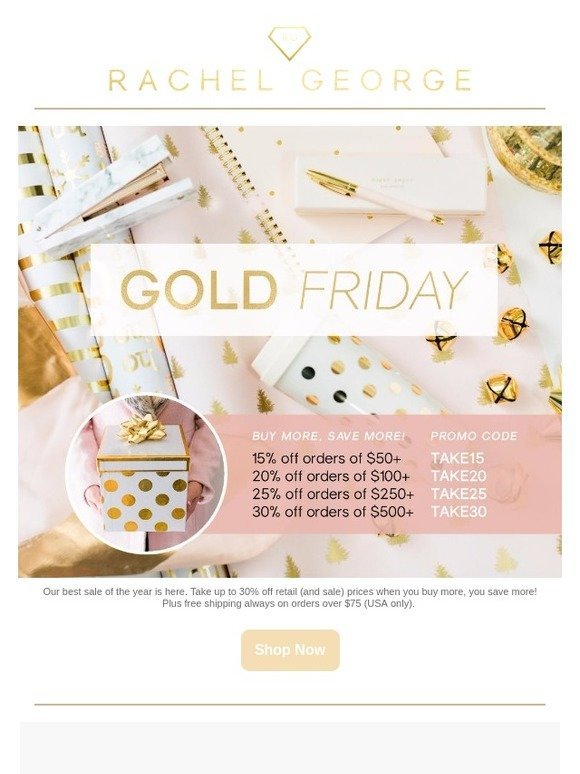 🎄Gold Friday is here ✨ buy more save more + free shipping!