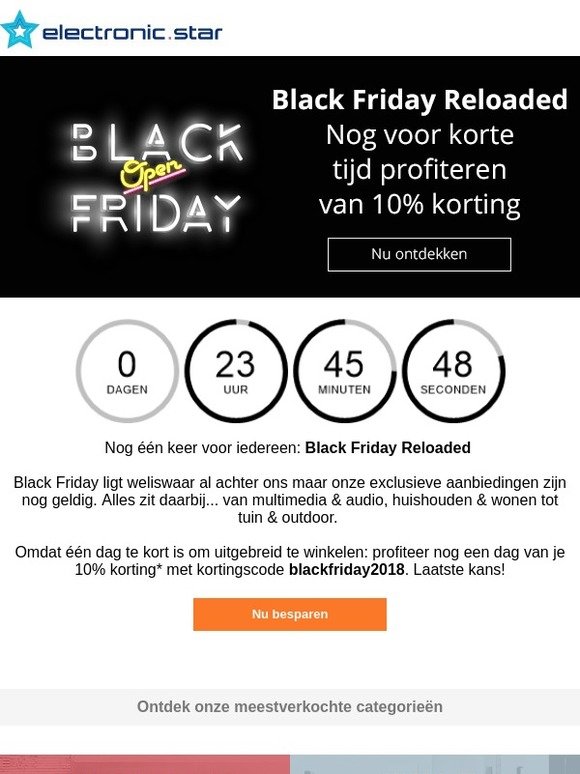 Hey , laatste kans: Black Friday Reloaded!