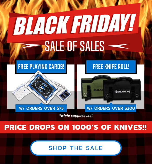 Blade HQ Source Black Friday Knife Sale Continues! Milled