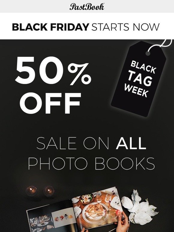 ⏰Your chance to get a photo book for HALF PRICE!