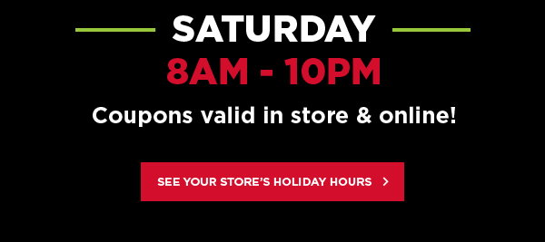 Store's Holiday Hours 