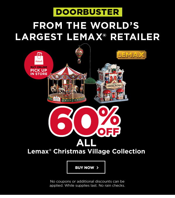 60% OFF ALL Lemax Christmas Village Collection 