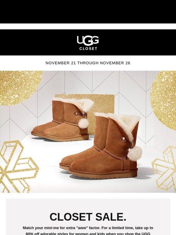 ugg closet 2018