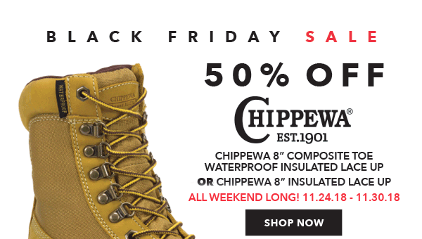 chippewa boots black friday