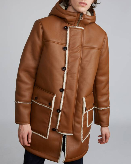 pretty green shearling parka