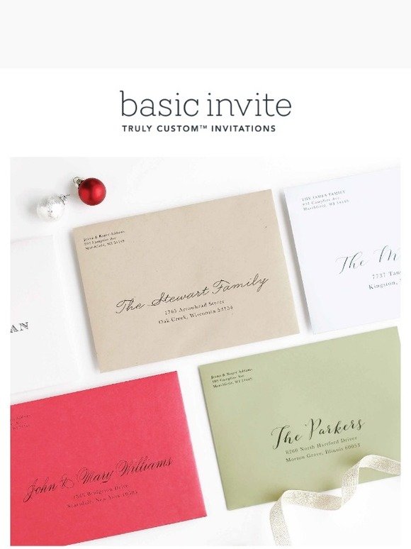 Holiday Cards: 30% Off and Free Address Printing