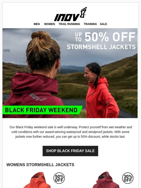 inov8 stormshell sale