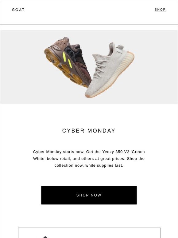 cyber monday yeezy sale