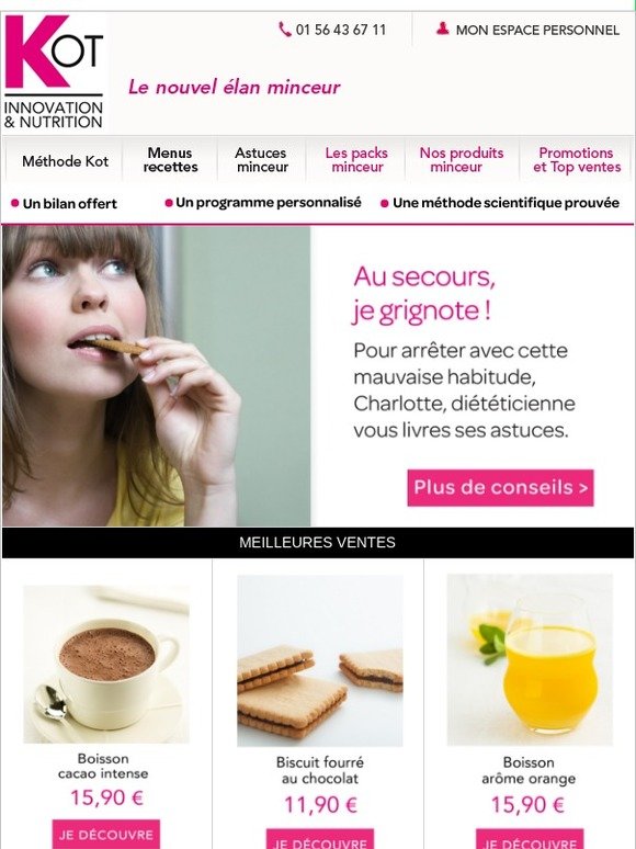 Au secours, je grignote !