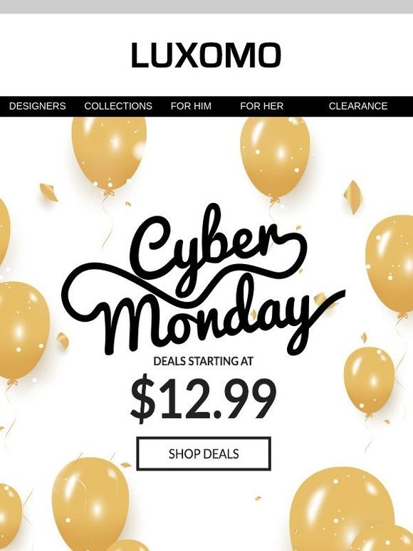 CYBER MONDAY - Our Biggest Sale of the Year!