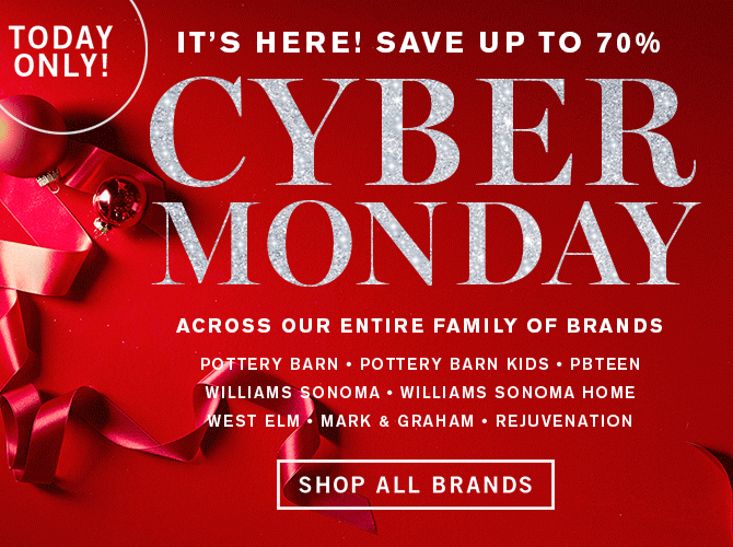 WilliamsSonoma Cyber Monday Premier Event! Up to 70 Off Williams