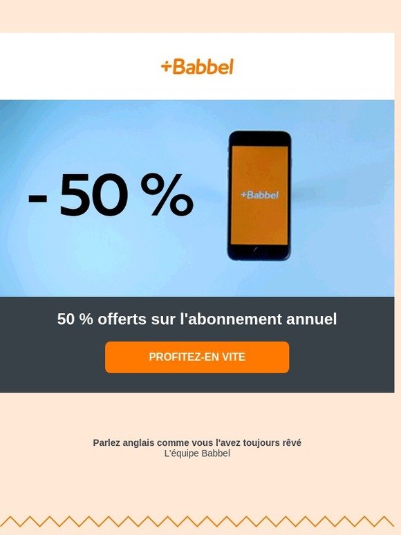 Black Friday - il reste 24h pour gagner 50 % sur votre abonnement d'anglais