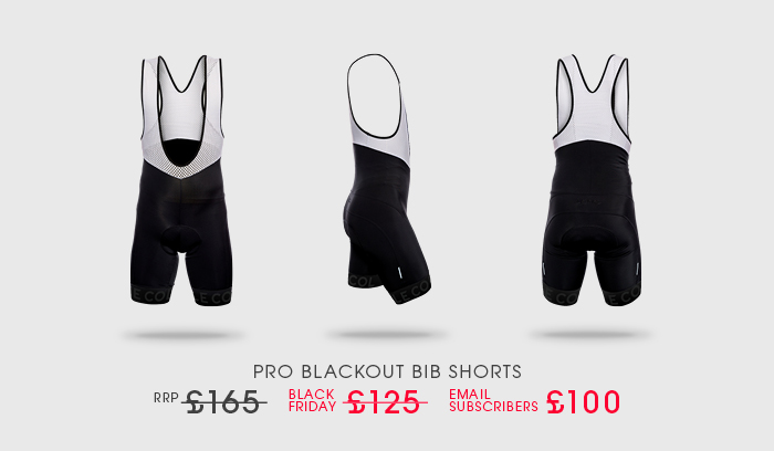 pro blackout bib shorts