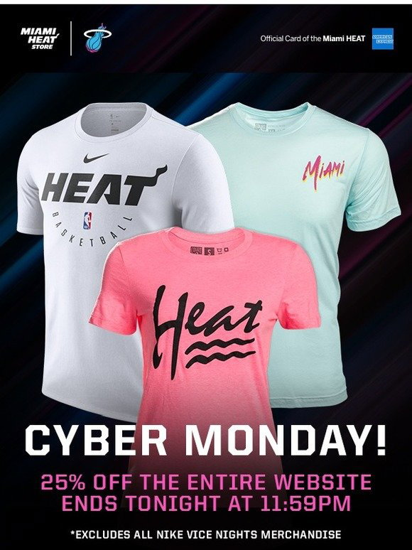 Miami HEAT Store - Thanksgiving Hours & Black Friday Deals