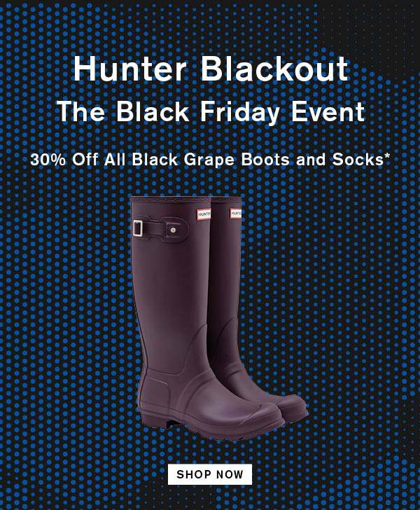 hunter rain boots black friday 2018