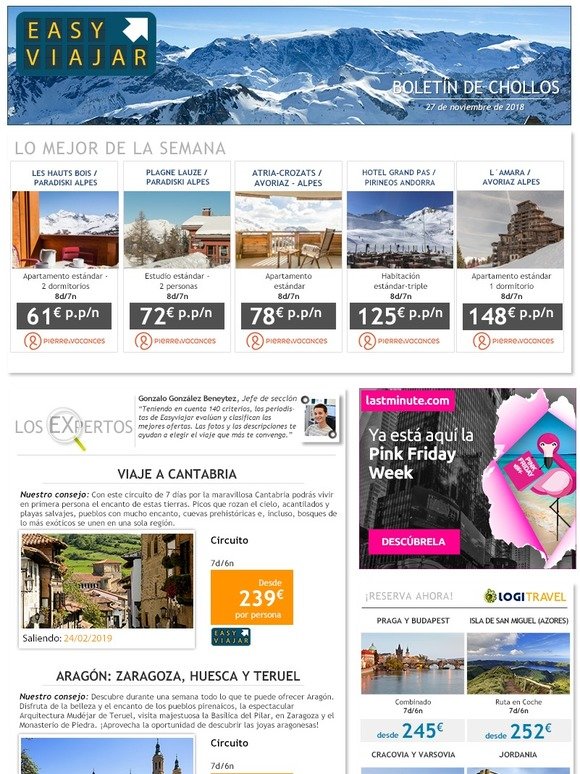 ¡Vete a esquiar esté invierno!