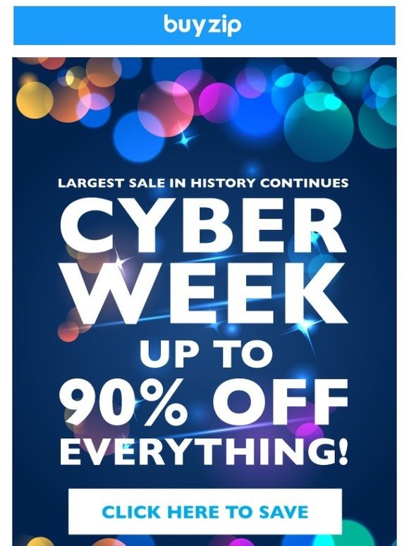 Hey Newsletter, Cyber Week STARTS NOW!! 🌟