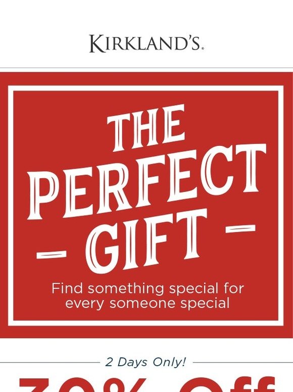 Kirkland's Home: Find the Perfect Gift + BONUS Coupon | Milled