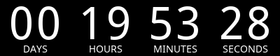 The countdown is on!