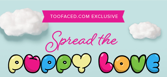 too faced clover makeup bolsa