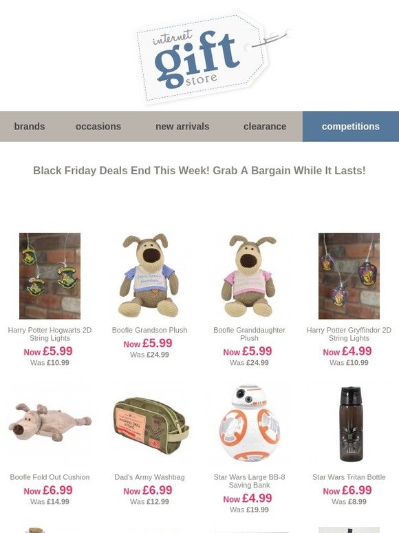 Black Friday Deals End This Week!  Grab A Bargain While It Lasts!