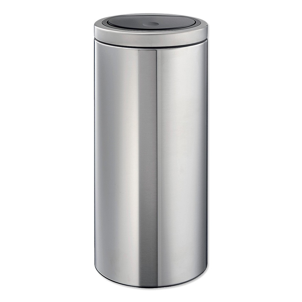 Brabantia Touch Bin Flat Top 30 liter matt steel