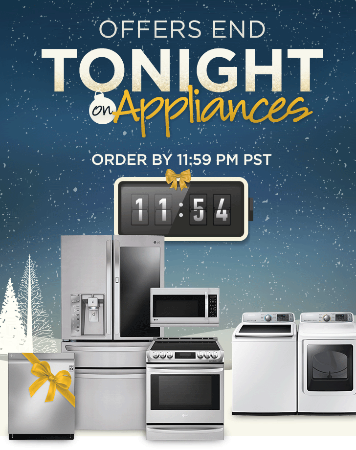 Costco Appliance Promotions END TONIGHT Order by 1159 PM PST Milled