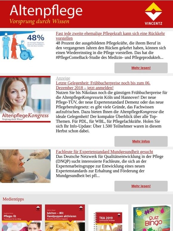 Thema der Woche: #PflegeComeBack-Studie schürt Hoffnung