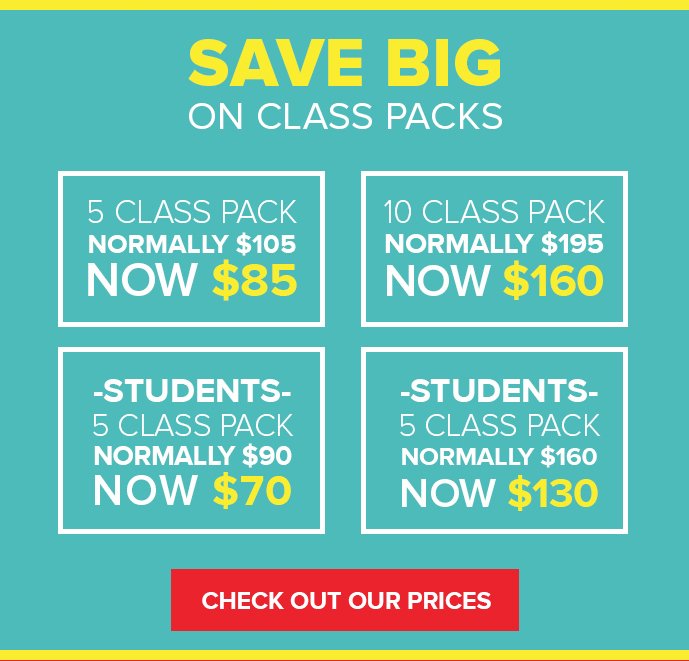 Save big on class packs!
