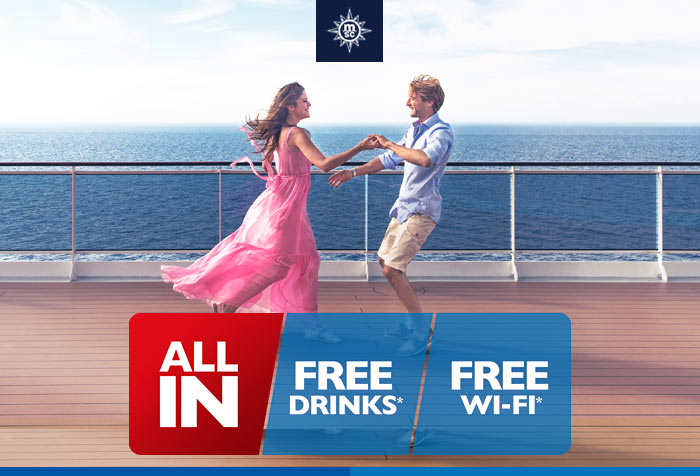 ALL IN FREE DRINKS AND WIFI
