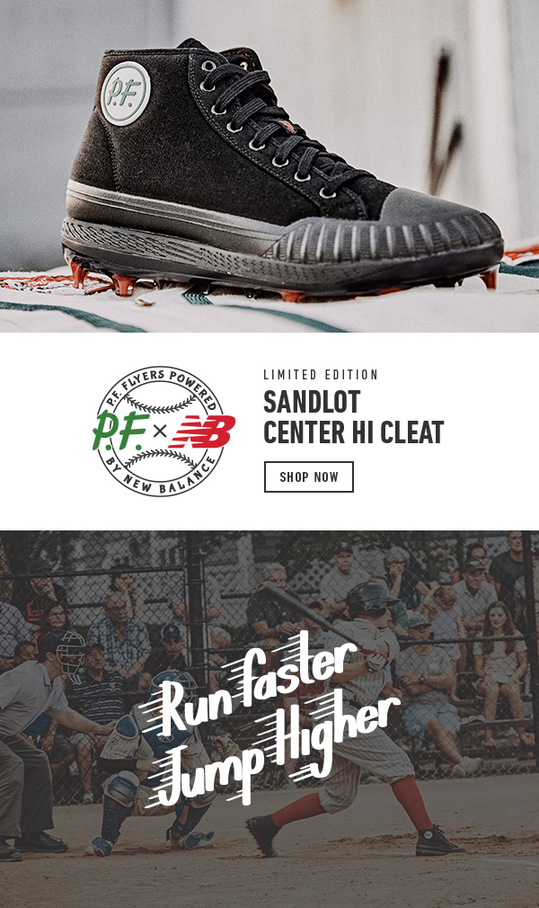 New balance pf flyers cleats best sale