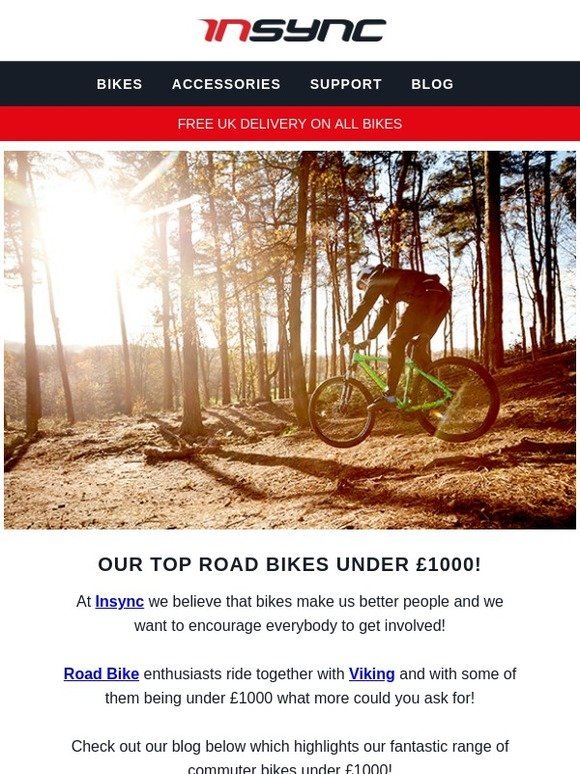 Our best road bikes under £1000!