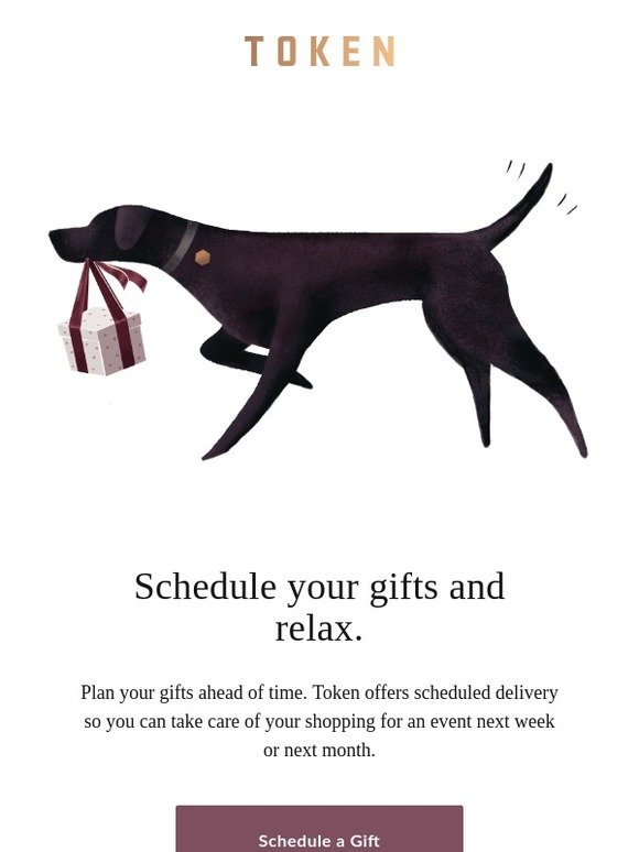 Plan ahead and schedule a gift delivery