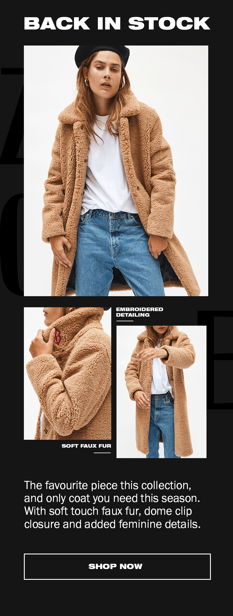 zoe karssen teddy coat