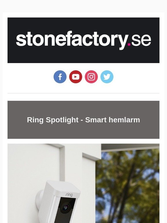 NYHET! Smarta hemlarm. Har du glömt köpa julbelysning?