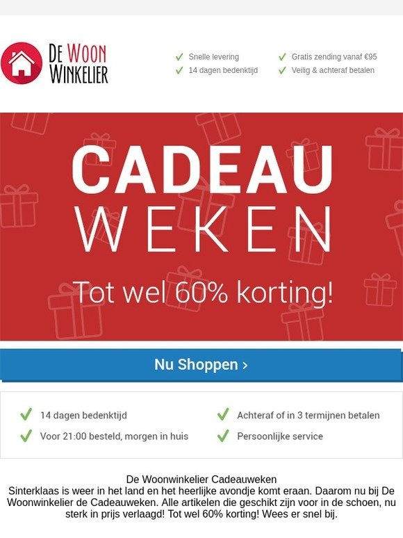 Heb jij alle cadeautjes al in huis?