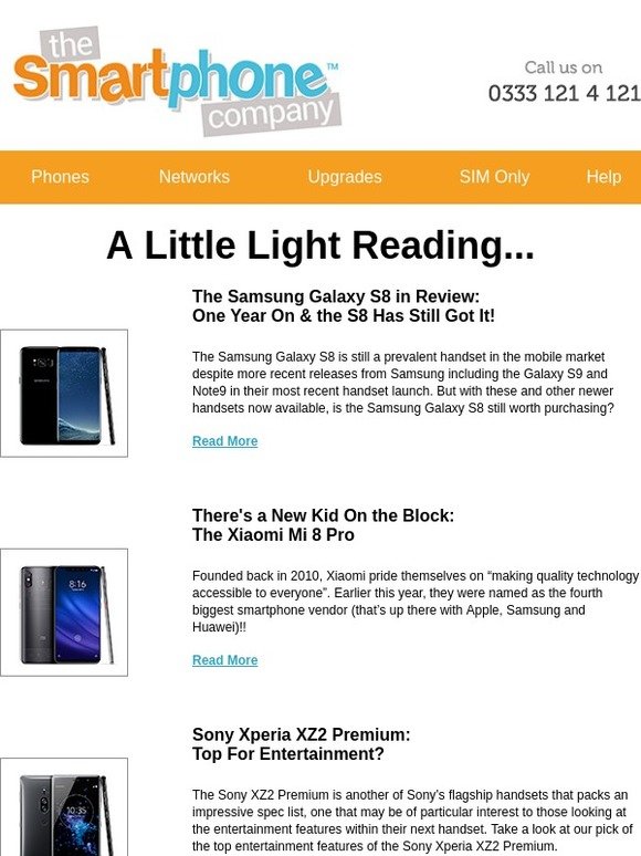 A Little Light Reading...