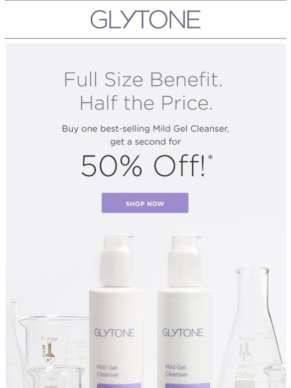 glytone gel cleanser